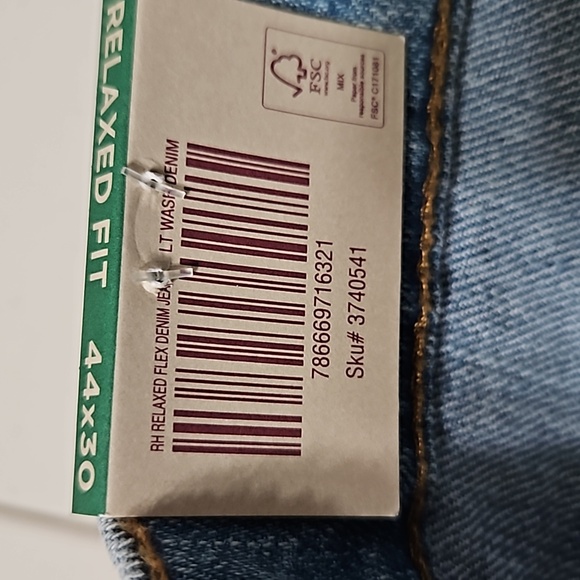 Men's Redhead Relaxed Fit Light Wash Jean - Picture 8 of 9